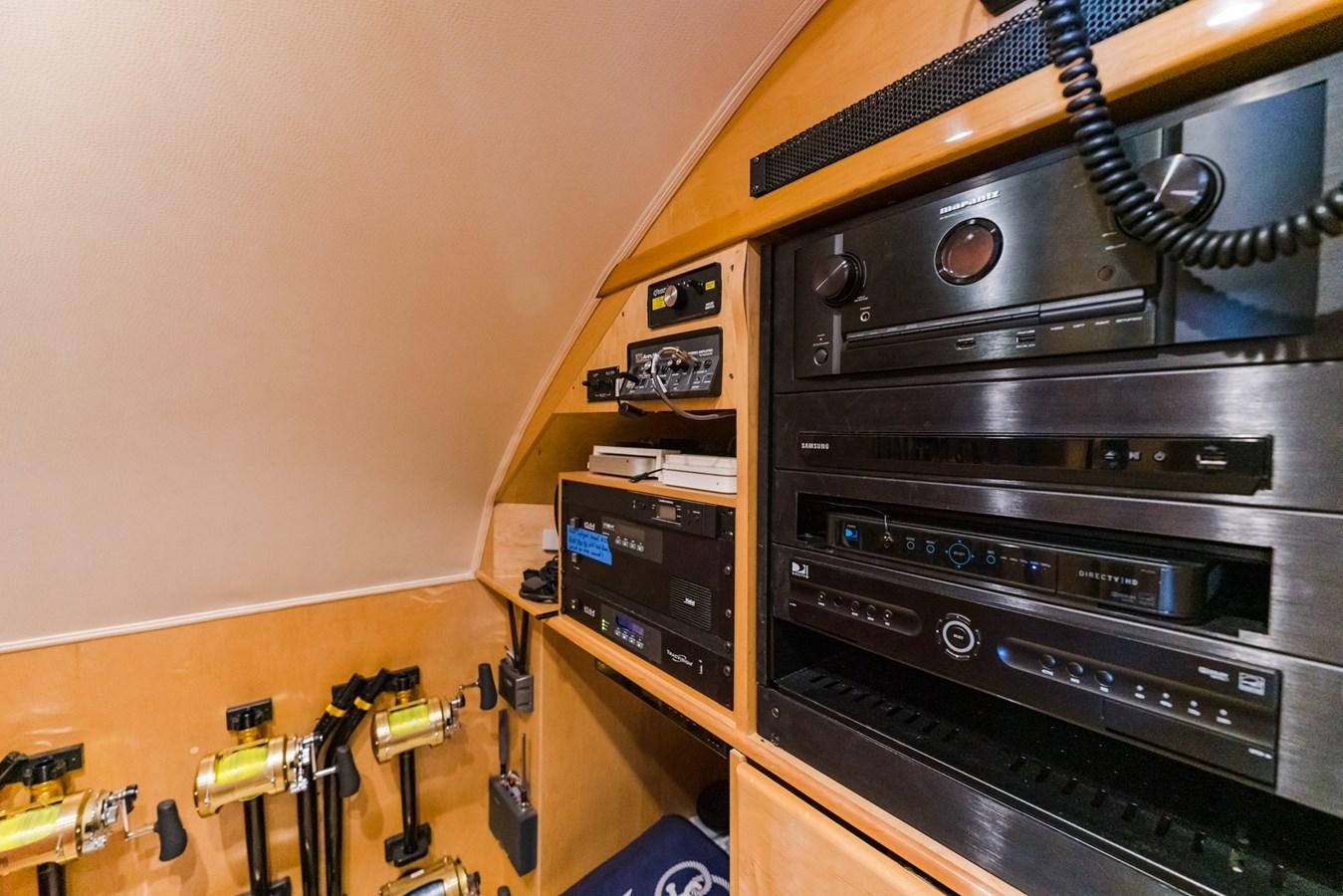 a group of electronic equipment aboard PANACEA Yacht for Sale