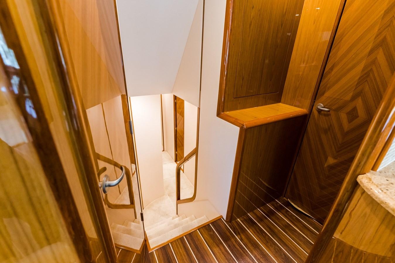a door with a handle aboard PANACEA Yacht for Sale