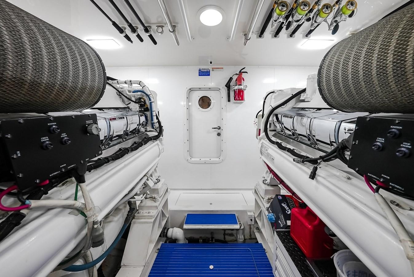 inside of a space ship aboard PANACEA Yacht for Sale