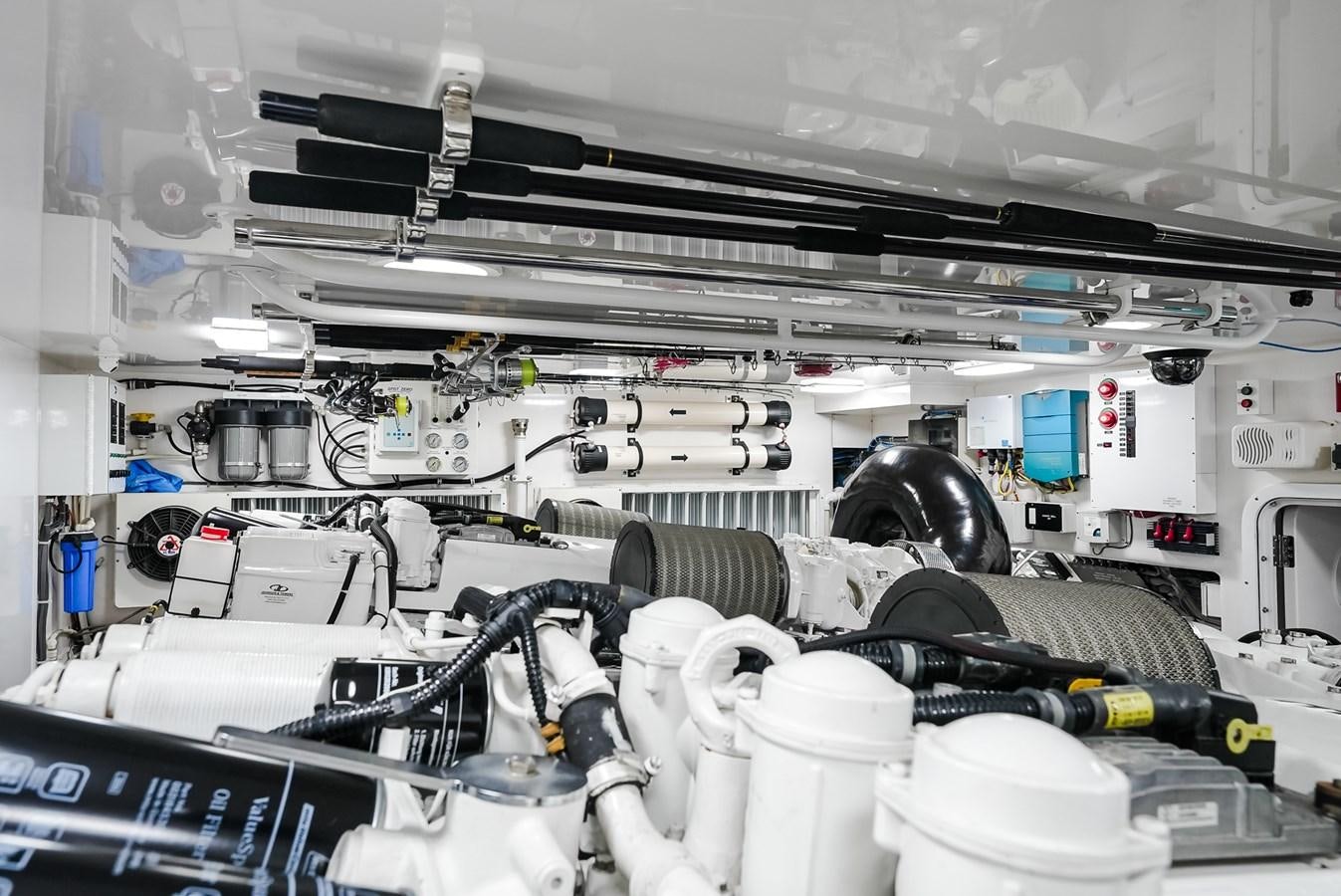 a close-up of a machine aboard PANACEA Yacht for Sale