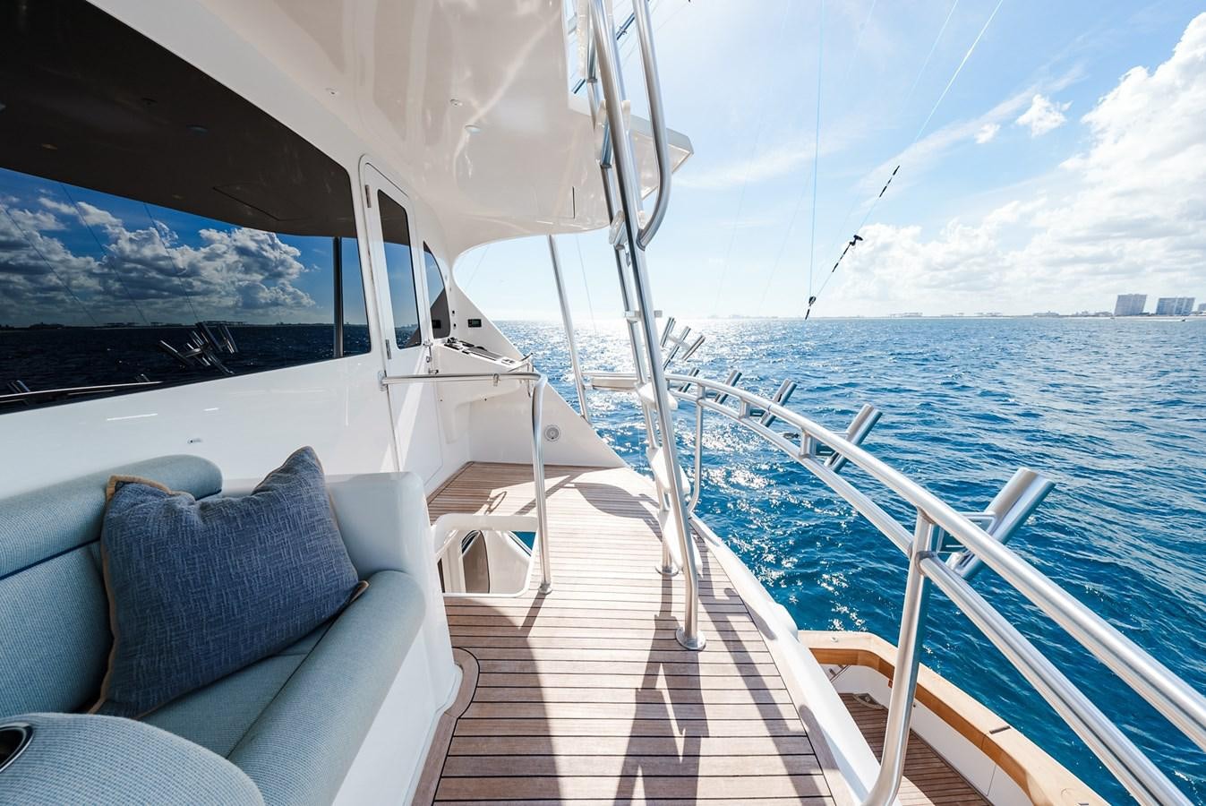 a boat on the water aboard PANACEA Yacht for Sale