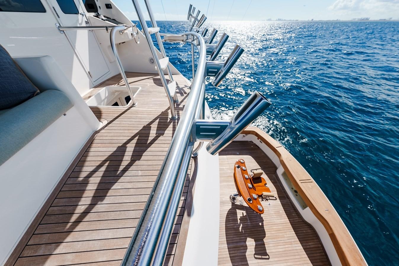 a boat on the water aboard PANACEA Yacht for Sale