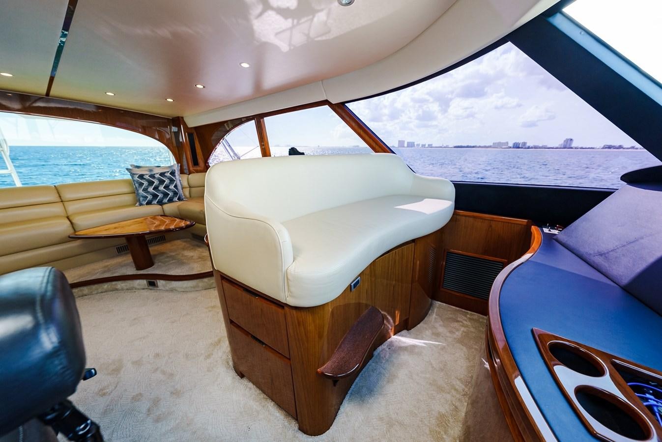 a boat with a bench aboard PANACEA Yacht for Sale