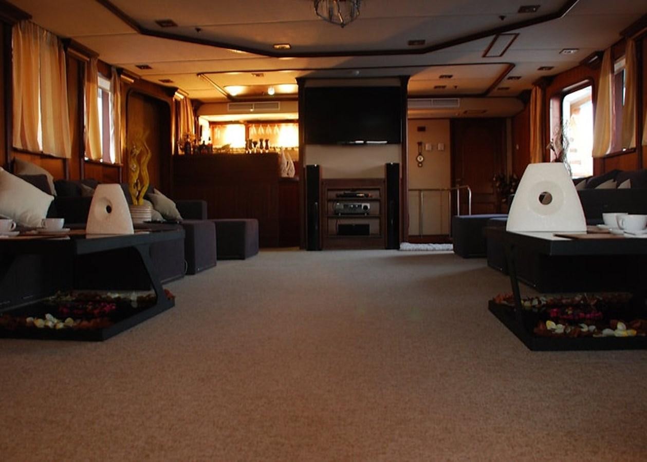 a room with a large mirror and a large bed aboard 36 M YATCH Yacht for Sale