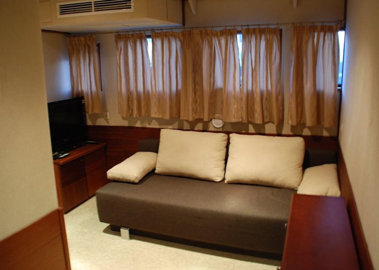 a couch in a room aboard 36 M YATCH Yacht for Sale