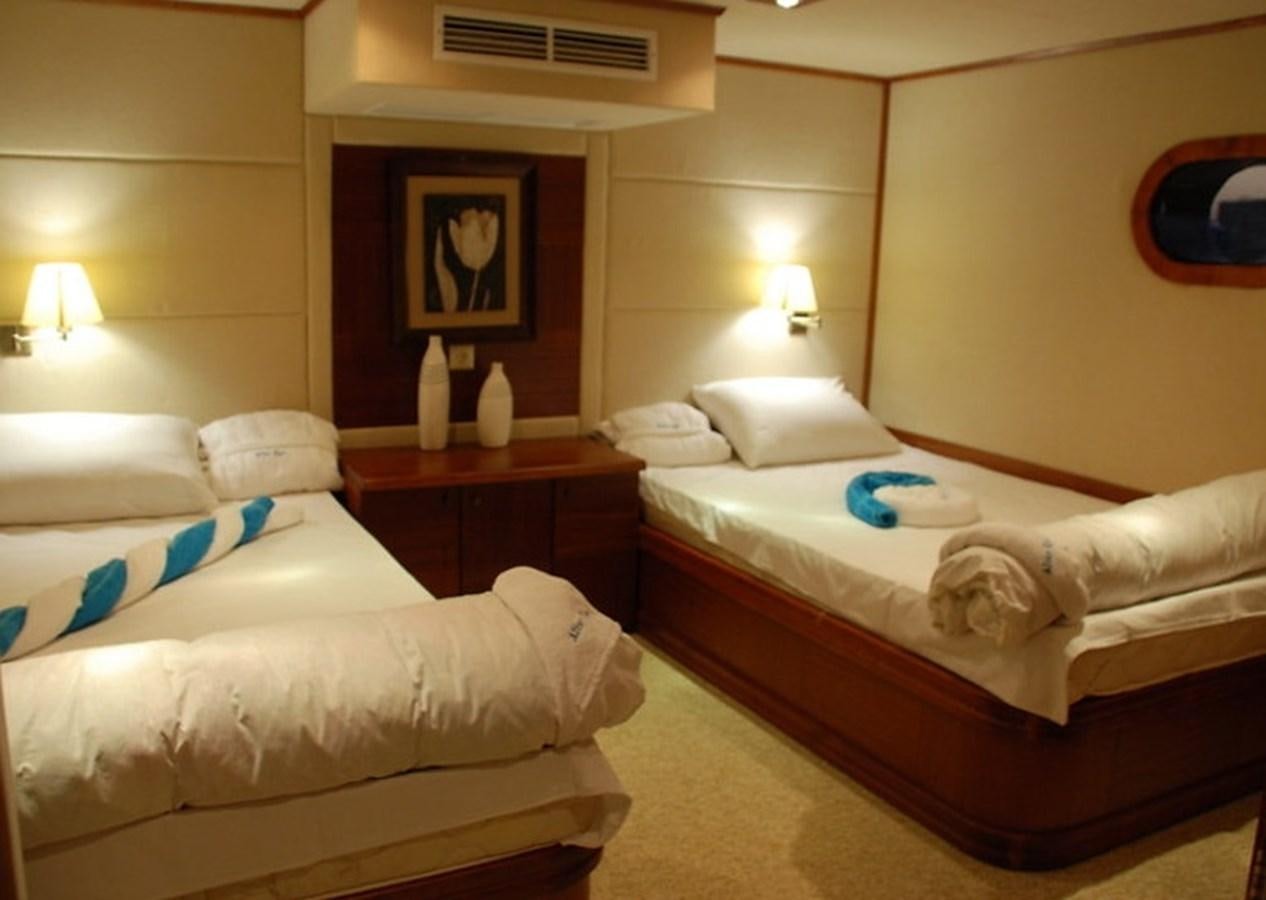 a couple of beds in a hotel room aboard 36 M YATCH Yacht for Sale