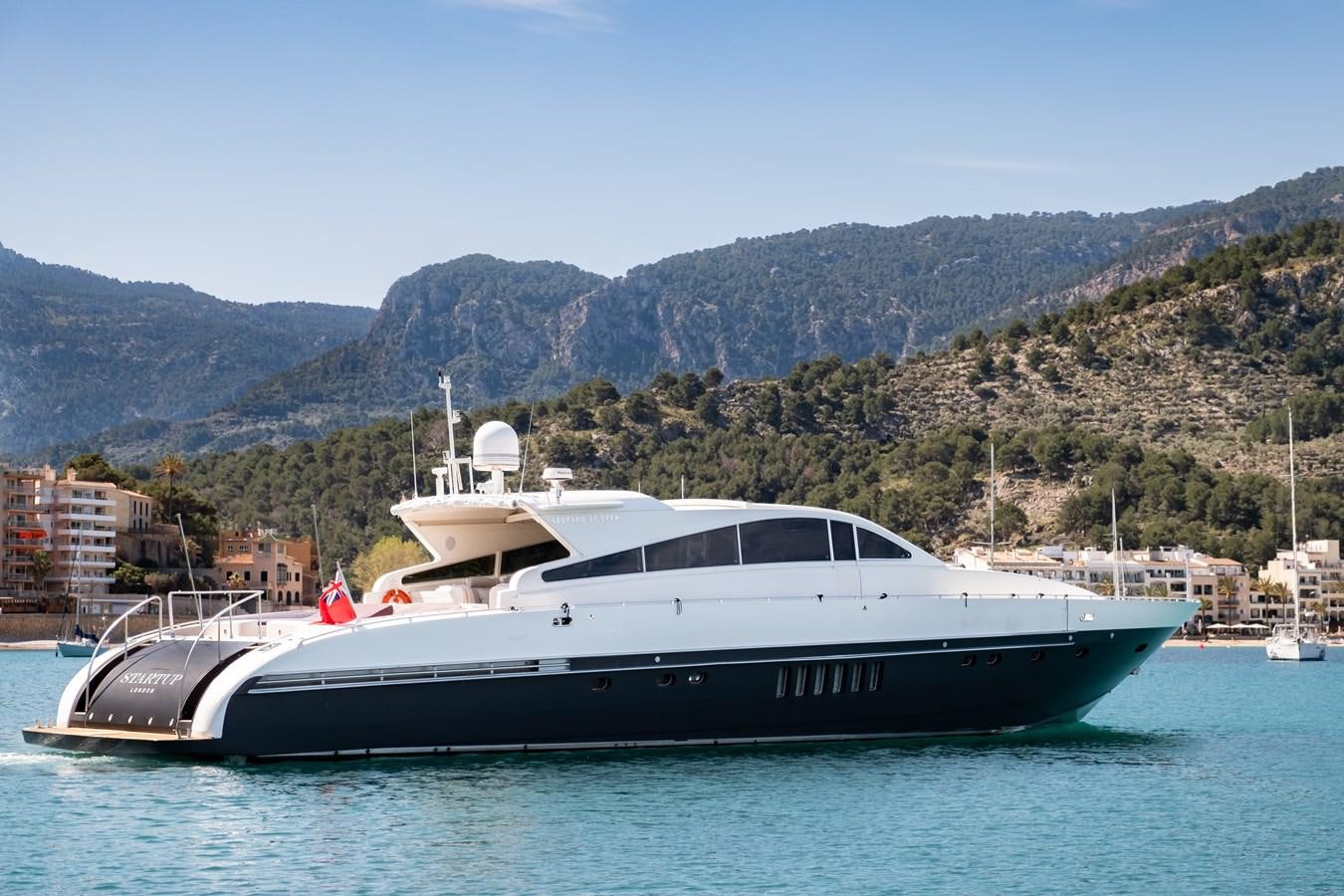 a boat in the water aboard STARTUP Yacht for Sale