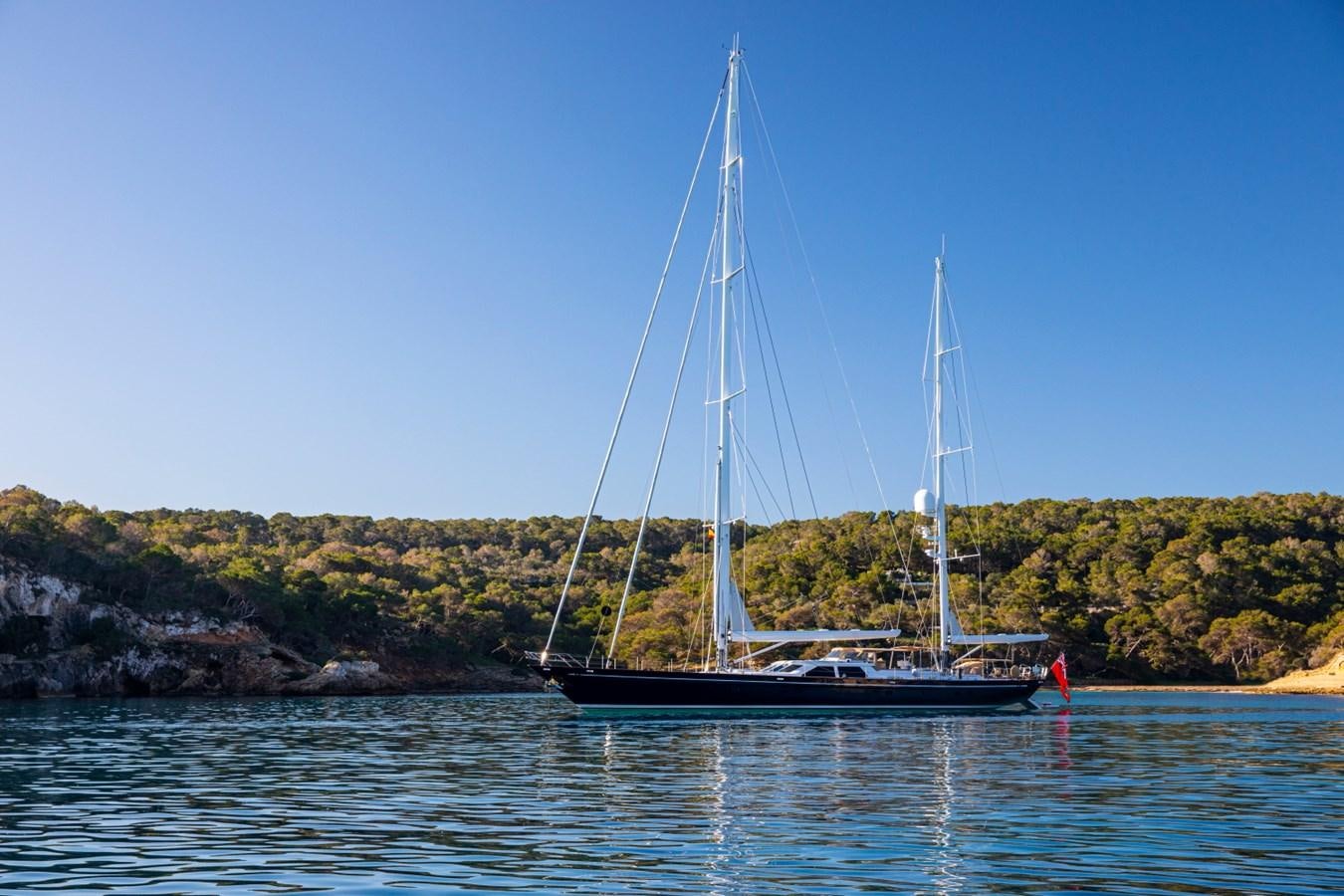 a sailboat on the water aboard LEGEND Yacht for Sale