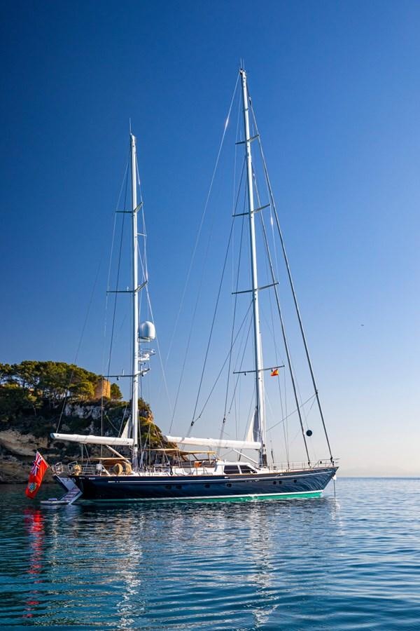 a sailboat on the water aboard LEGEND Yacht for Sale