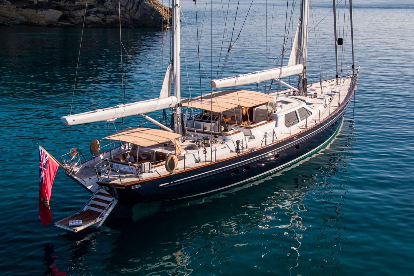 a boat in the water aboard LEGEND Yacht for Sale