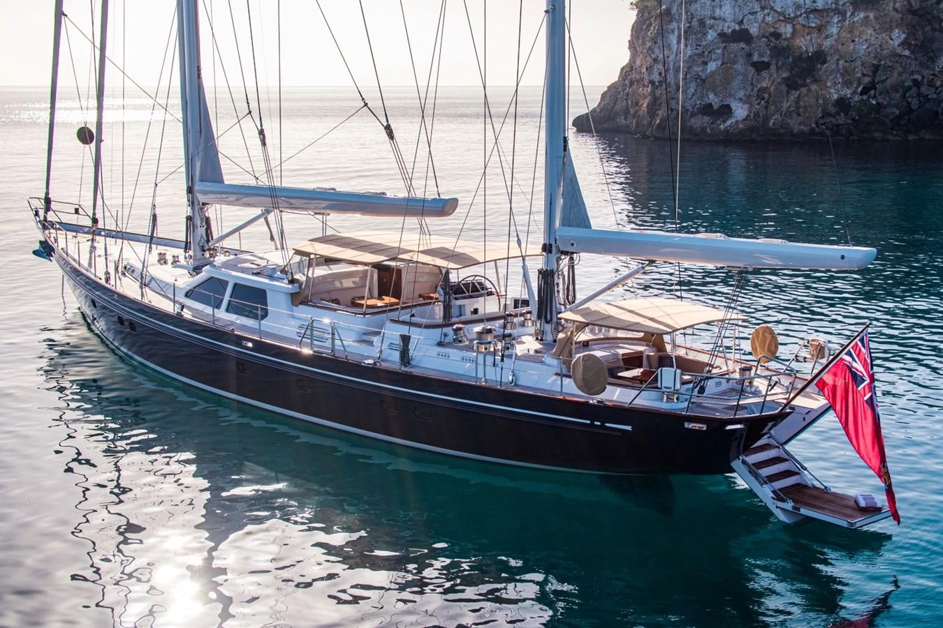 a boat in the water aboard LEGEND Yacht for Sale