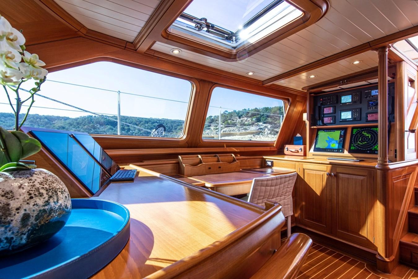 inside of a boat aboard LEGEND Yacht for Sale