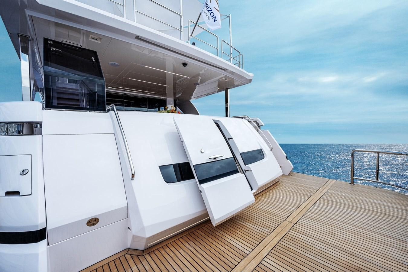 a boat on a deck aboard FD75-709 / NOW AVAILABLE Yacht for Sale