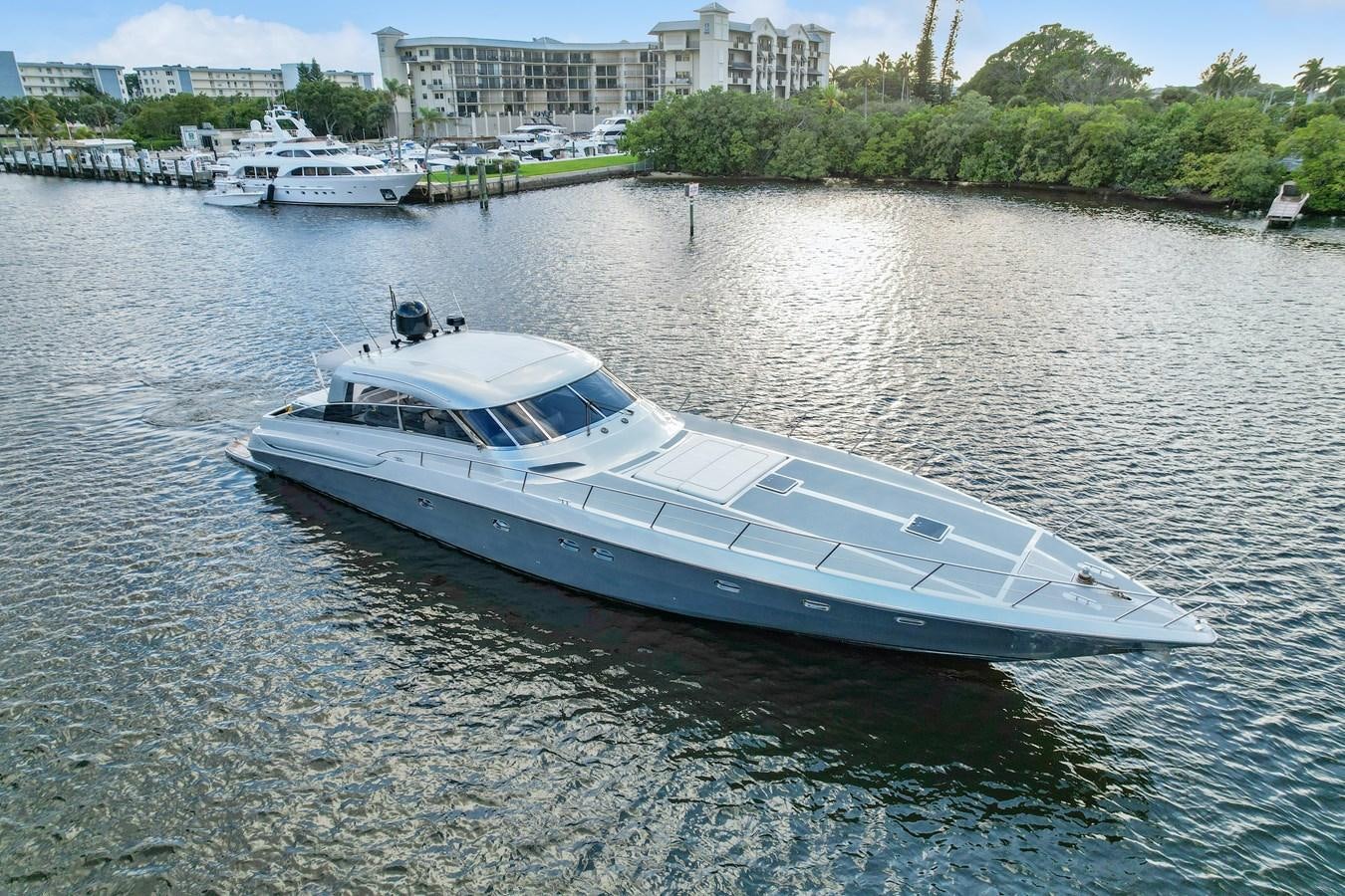 a boat on the water aboard ALCHEMY Yacht for Sale