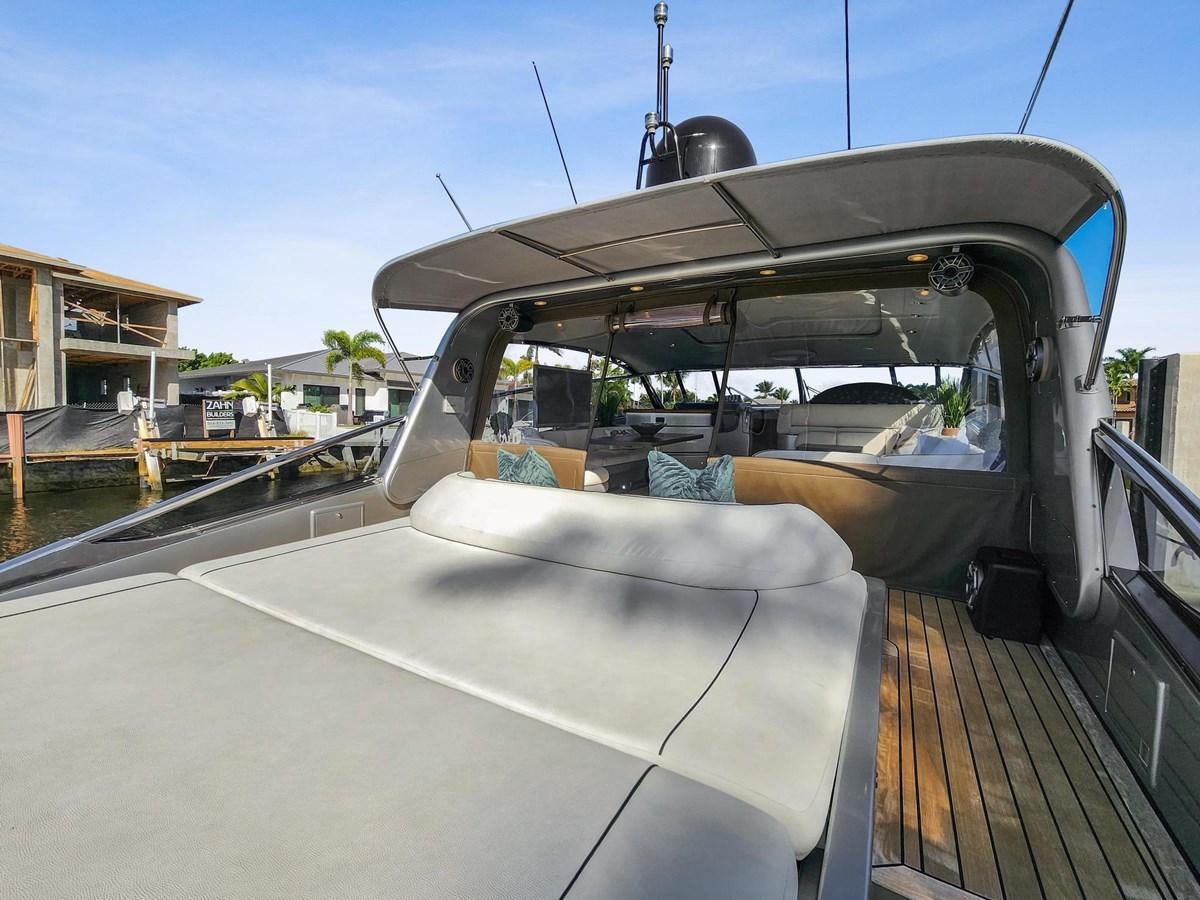 a car with a broken hood aboard ALCHEMY Yacht for Sale
