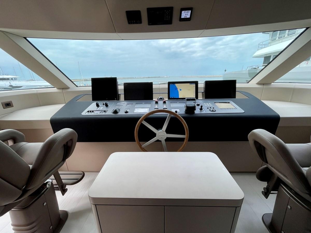 a control panel of a boat aboard TOGETHER Yacht for Sale