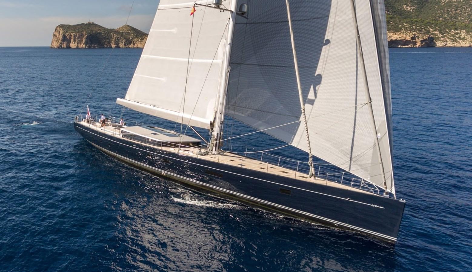 a sailboat on the water aboard CERVO Yacht for Sale
