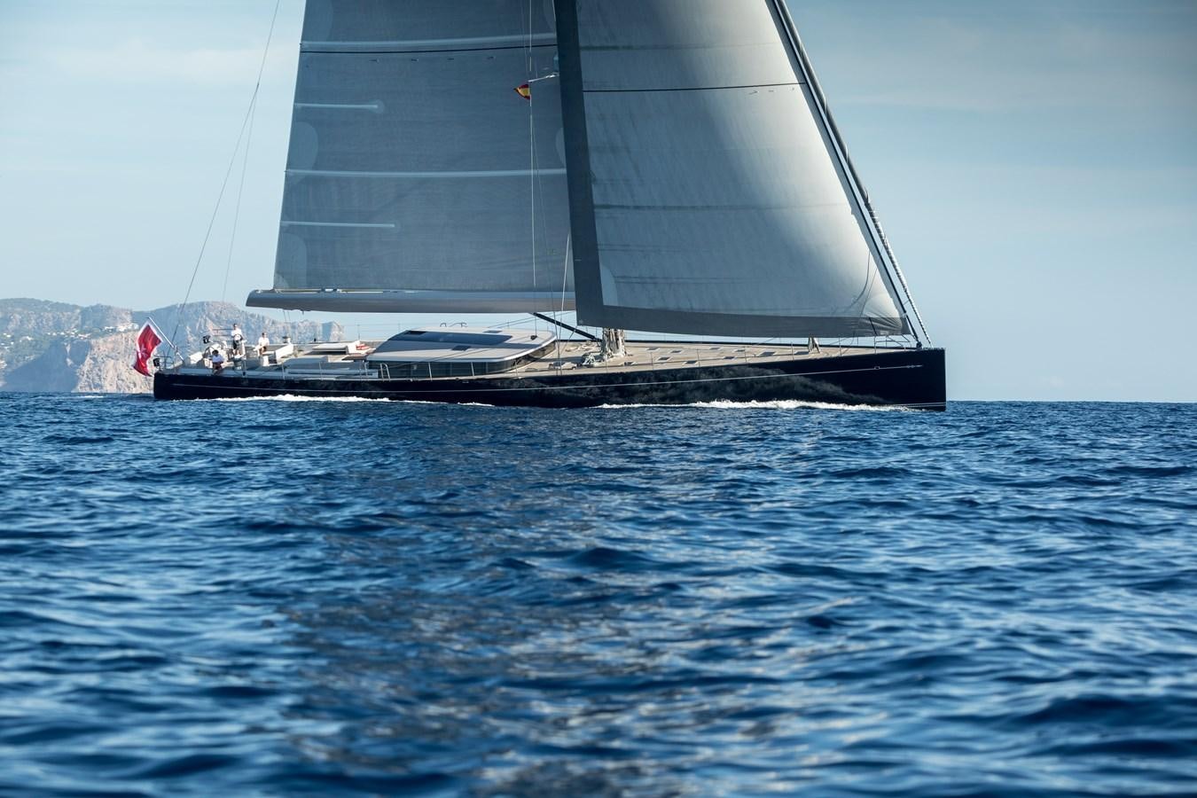 a sailboat on the water aboard CERVO Yacht for Sale