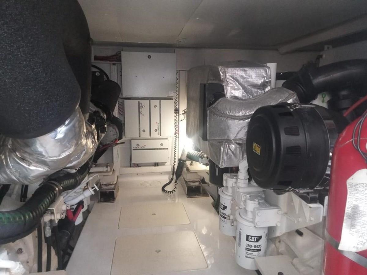 a room with a large machine aboard PRIVE Yacht for Sale