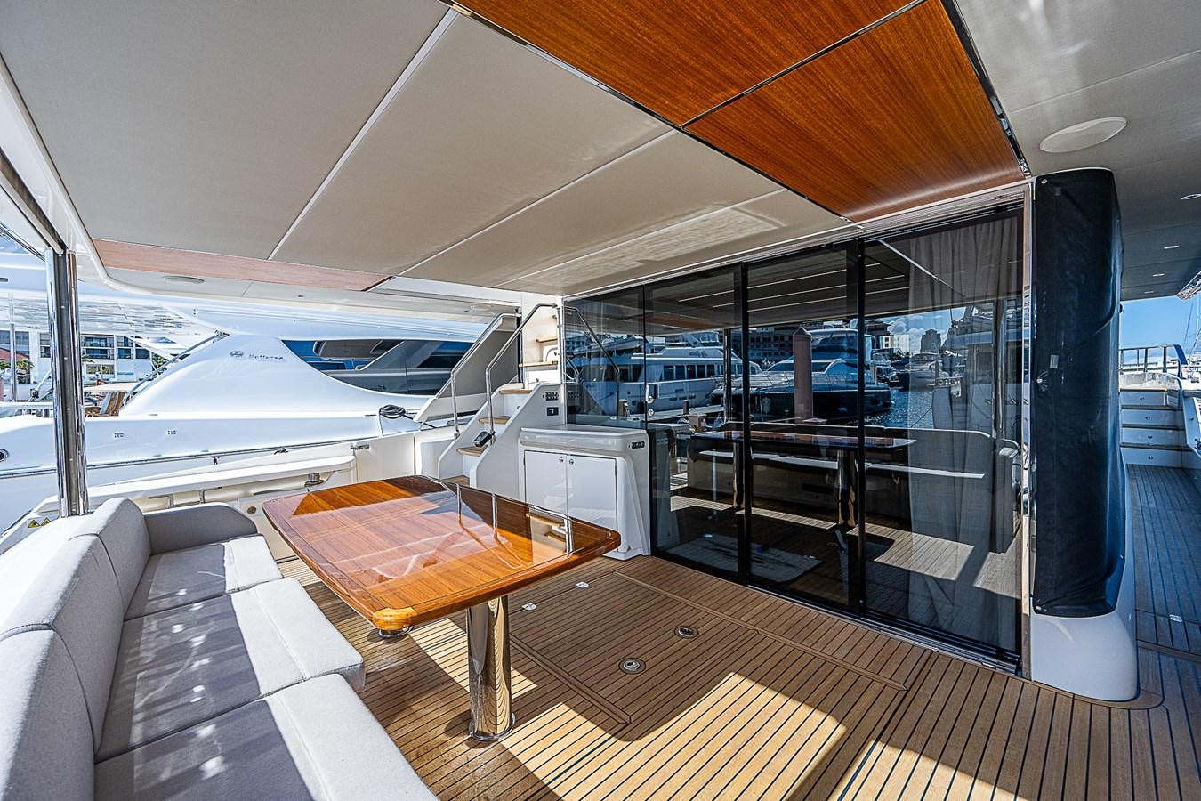 inside of a boat aboard 68 NAVETTA  Yacht for Sale