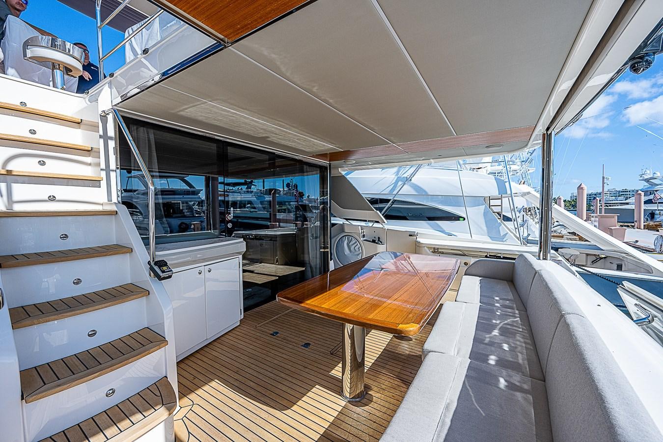 a boat with a bench aboard 68 NAVETTA  Yacht for Sale