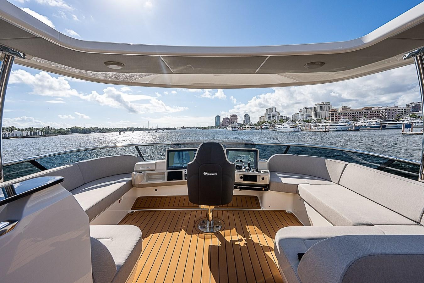 a boat on the water aboard 68 NAVETTA  Yacht for Sale