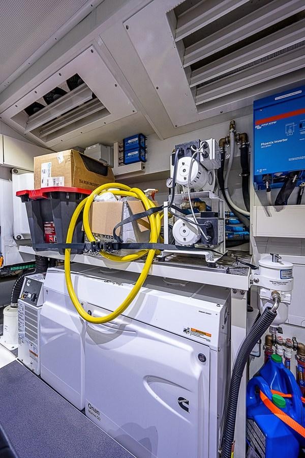 a room with machinery and equipment aboard 68 NAVETTA  Yacht for Sale