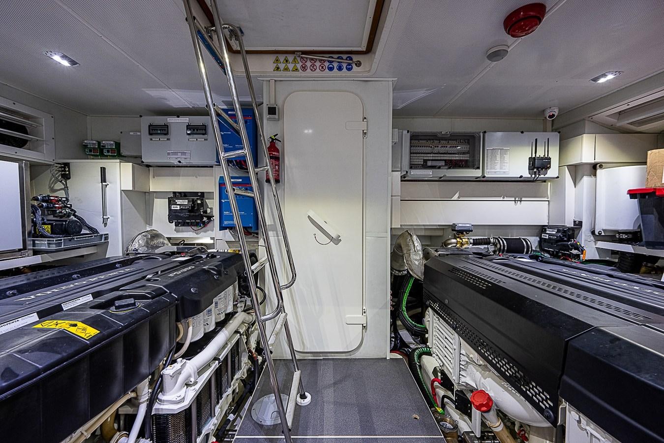 a room with machinery aboard 68 NAVETTA  Yacht for Sale