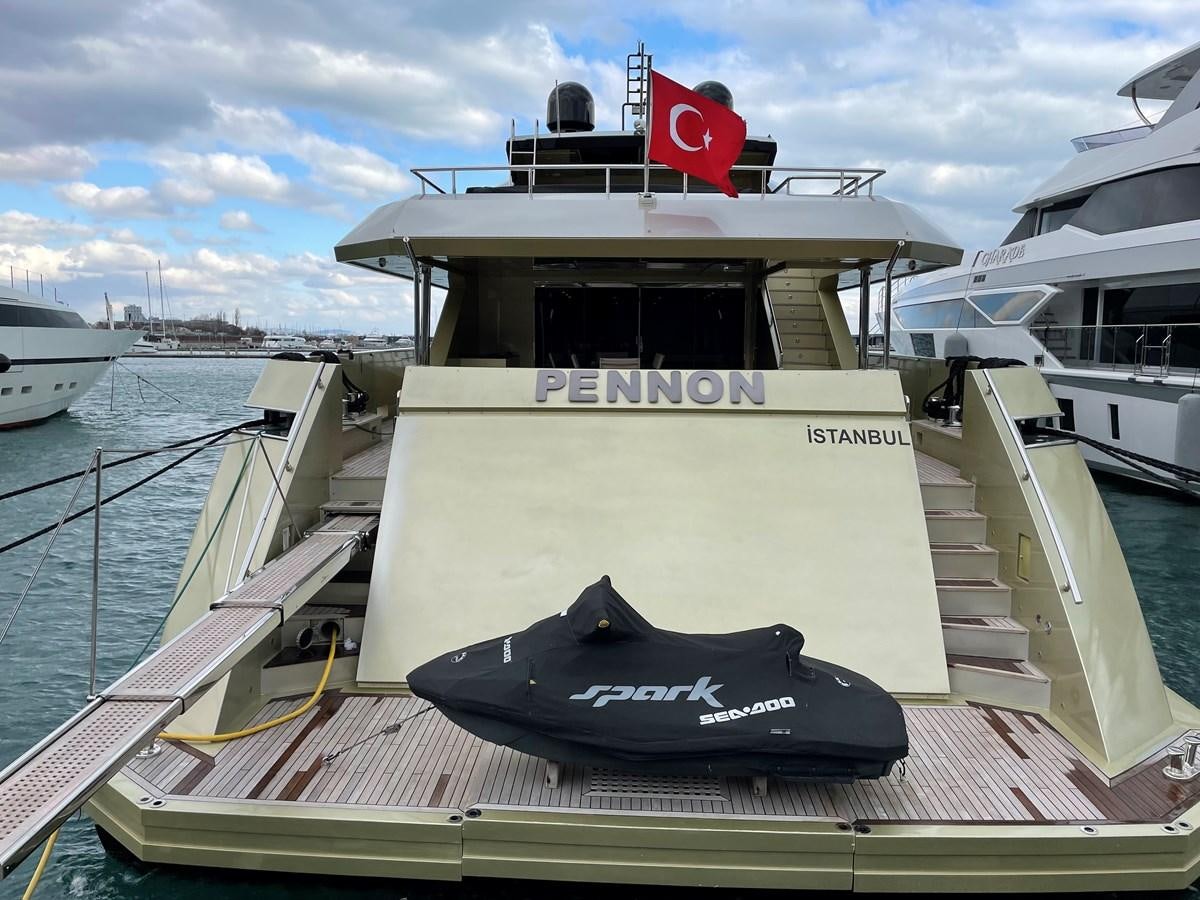 a boat on the water aboard AQUILA Yacht for Sale