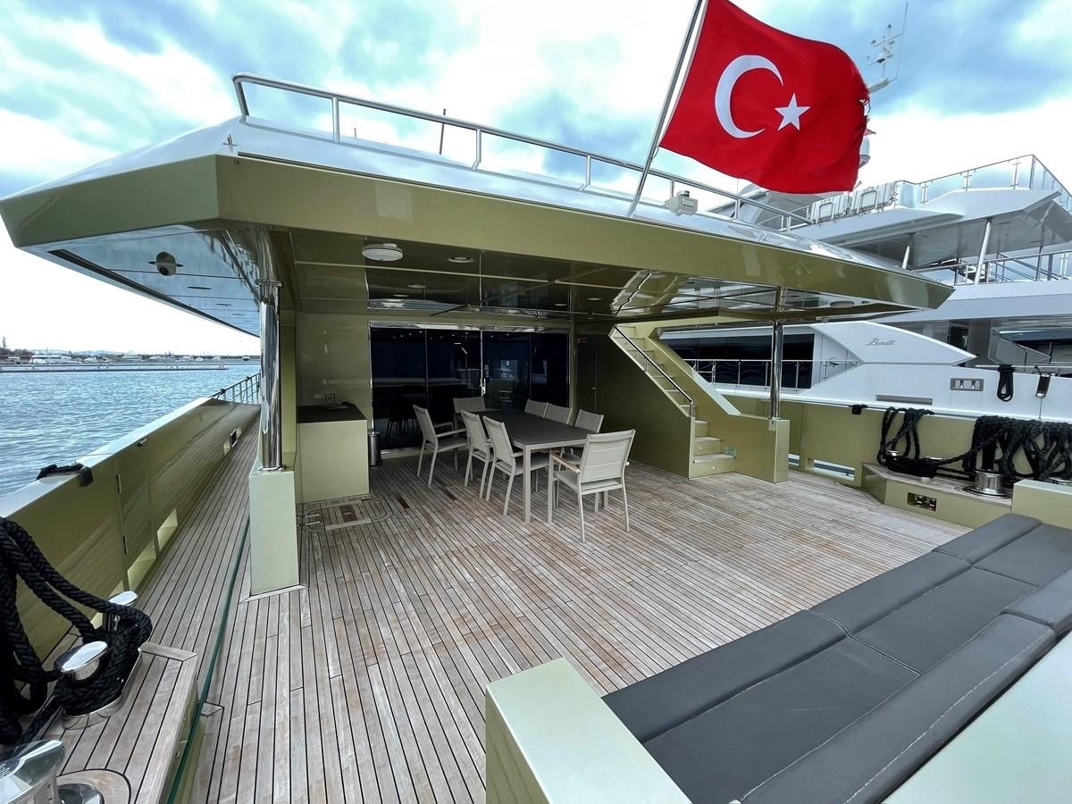 a boat on the water aboard AQUILA Yacht for Sale