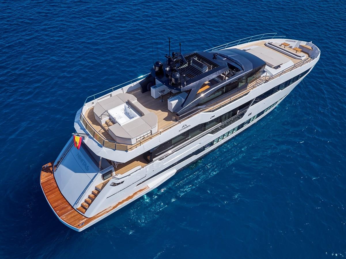 a boat in the water aboard NINITAS Yacht for Sale