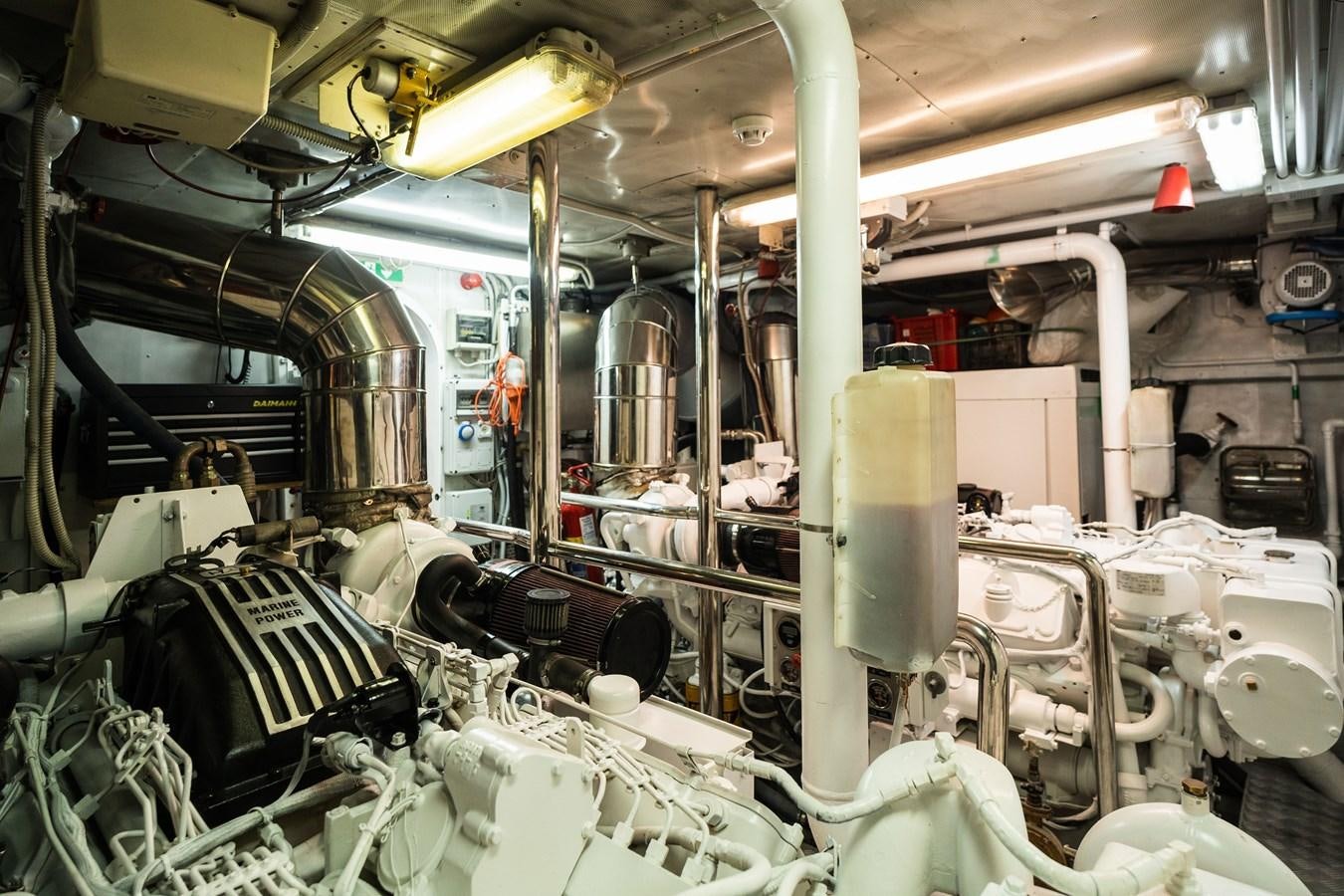 a factory with machinery aboard ALEDOUTHO Yacht for Sale