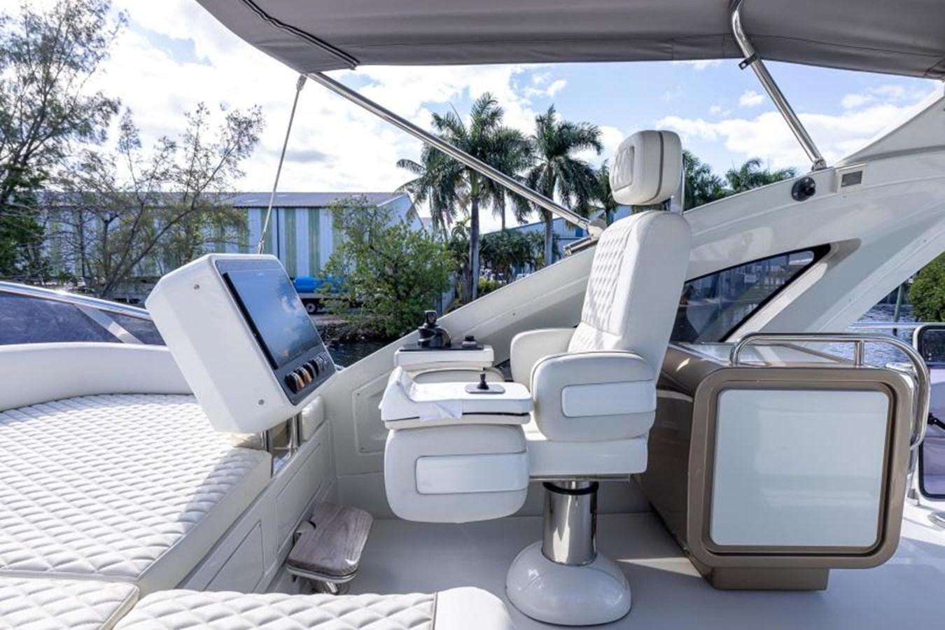 the inside of a car aboard MEANT TO BE Yacht for Sale