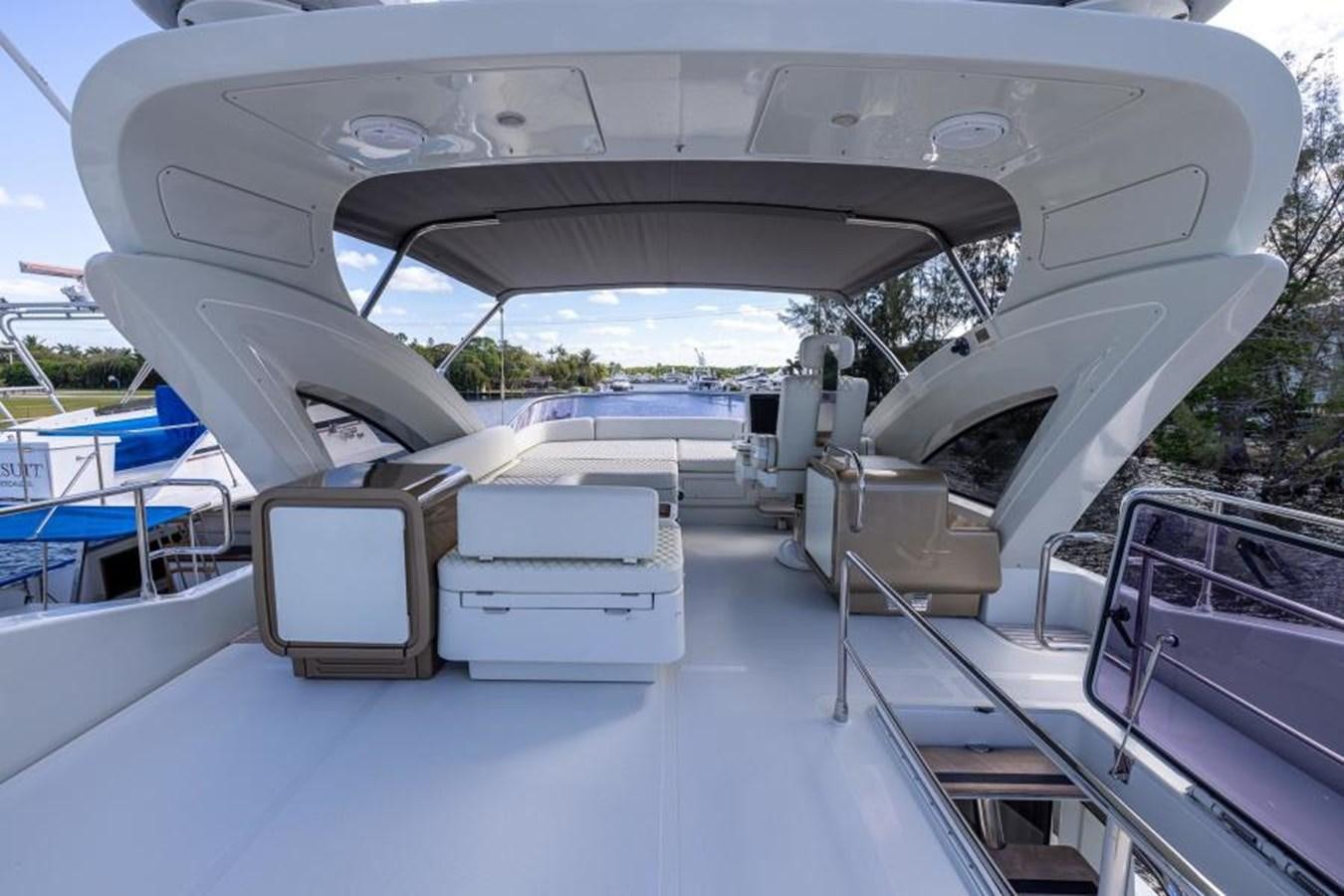 a space shuttle on a launch pad aboard MEANT TO BE Yacht for Sale