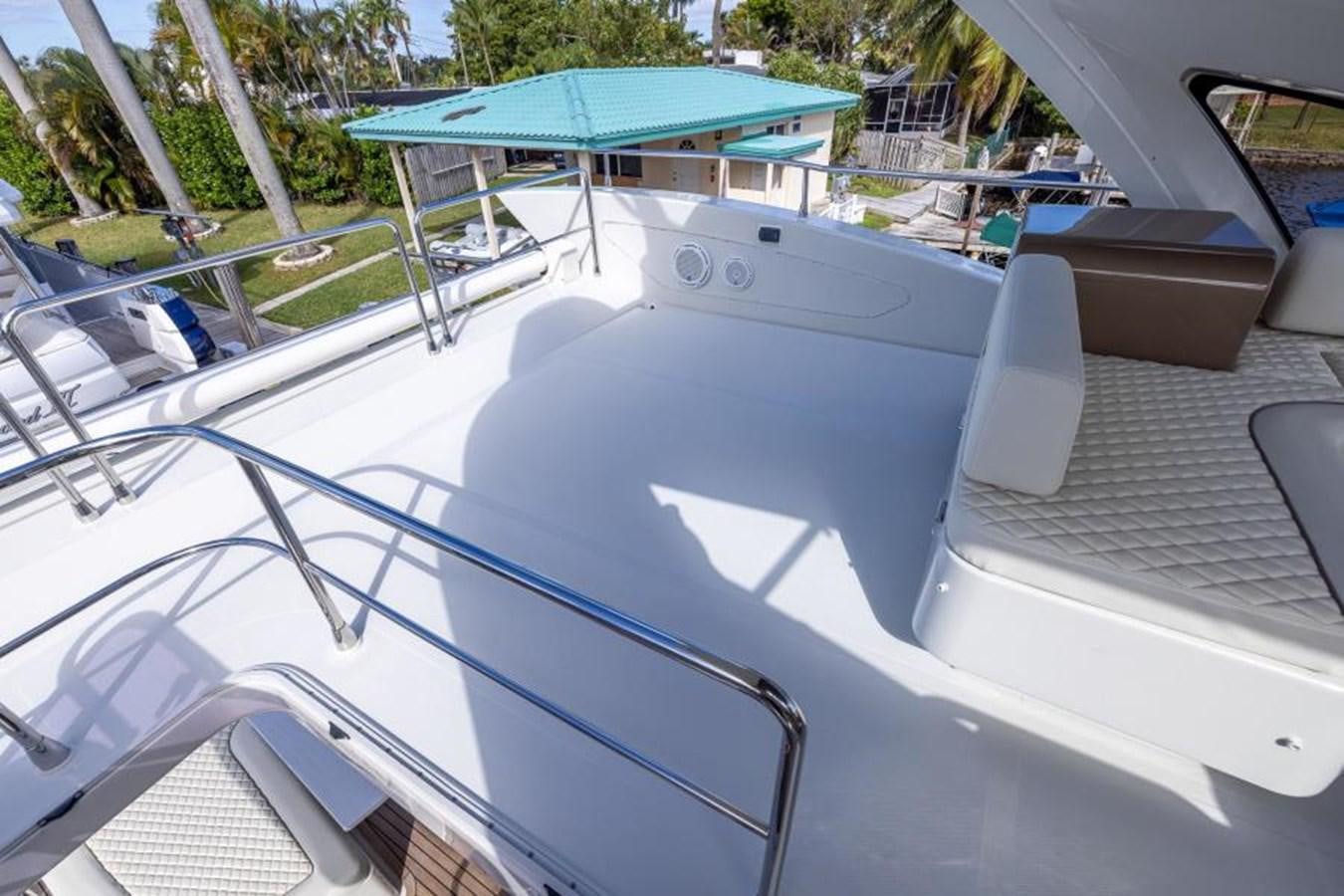 the back of a white car aboard MEANT TO BE Yacht for Sale