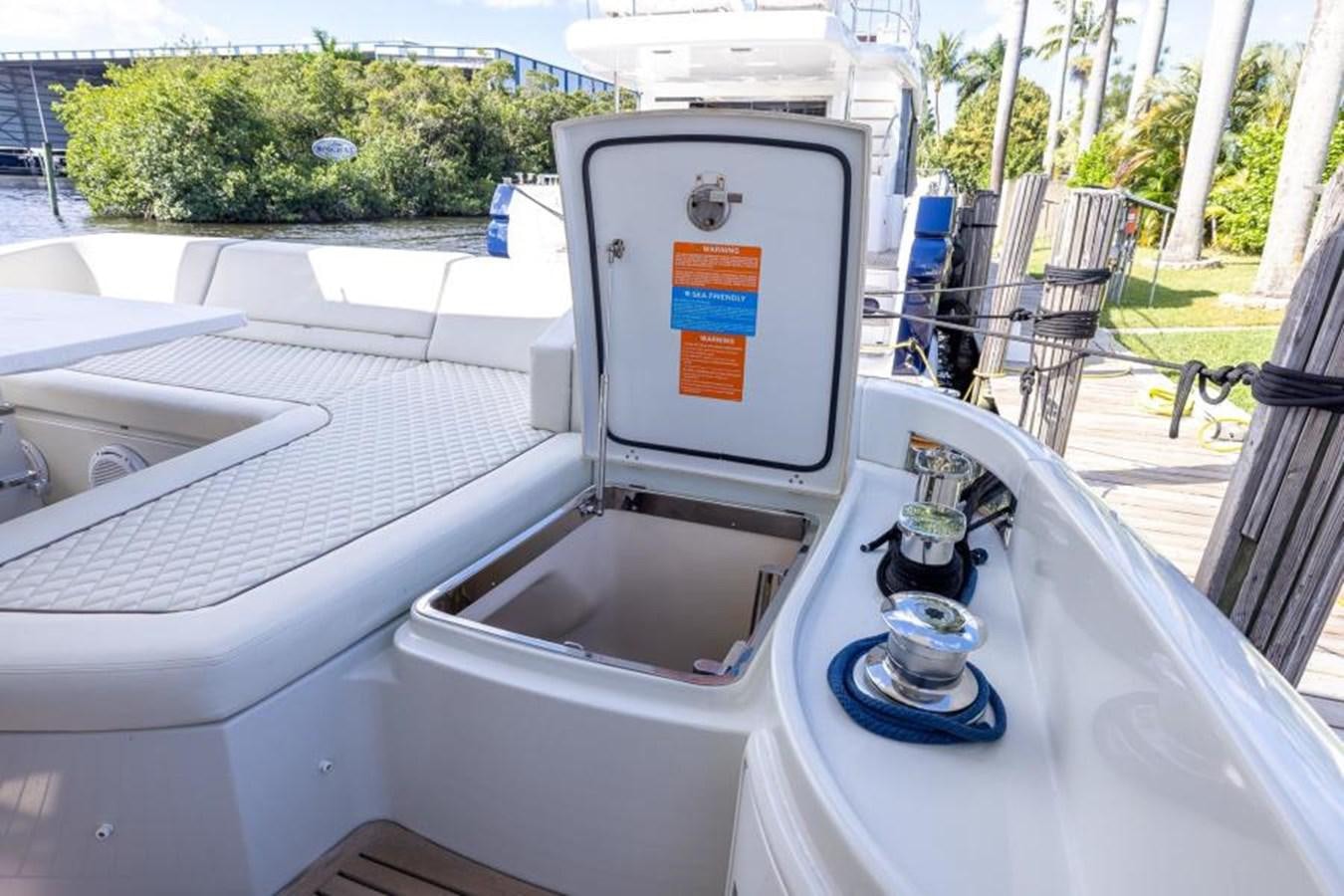 a machine on the deck aboard MEANT TO BE Yacht for Sale