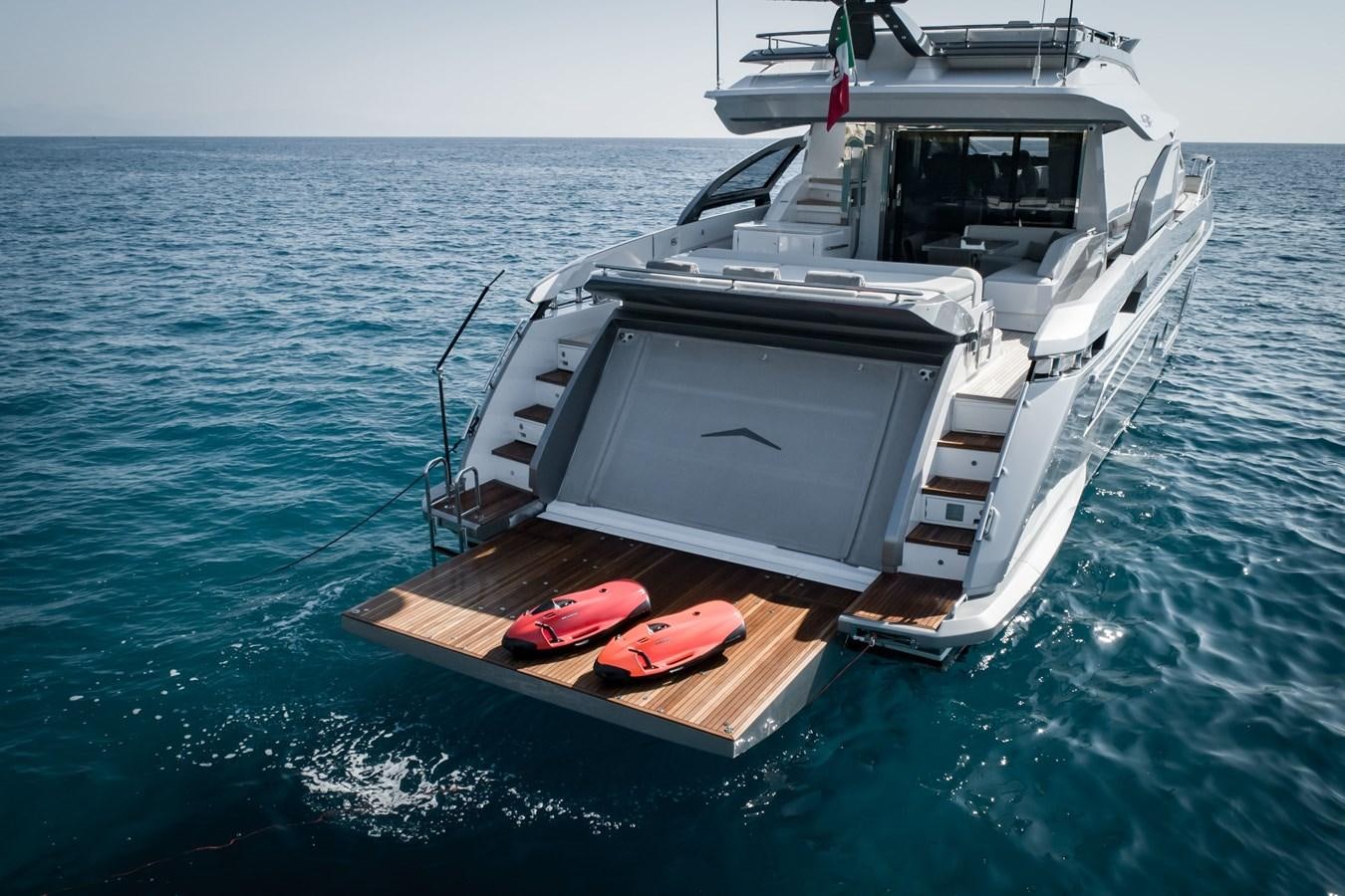 a boat on the water aboard NEVER GIVE UP Yacht for Sale