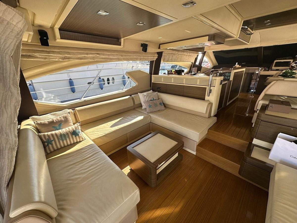 inside of a vehicle aboard AZIMUT 64 FLY 2014 Yacht for Sale