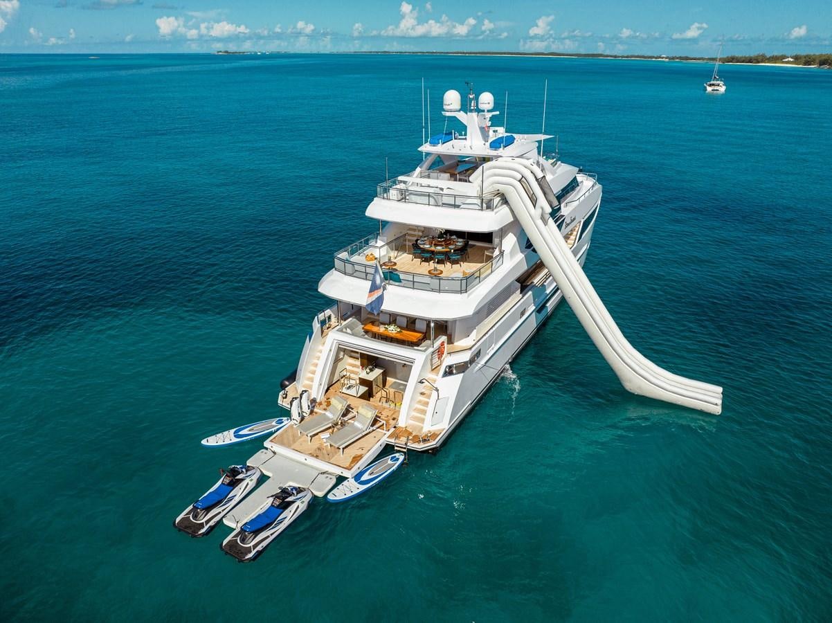 a ship in the water aboard ROMEO FOXTROT Yacht for Sale