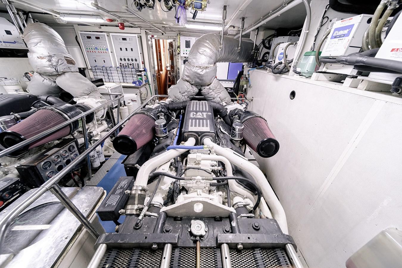 a close-up of a robot aboard DARK HORSE Yacht for Sale