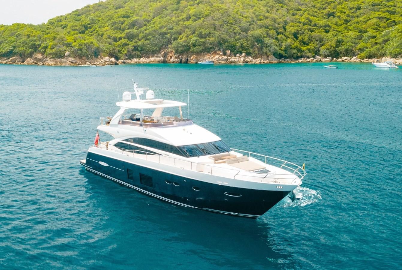 a boat on the water aboard PICHOS III Yacht for Sale