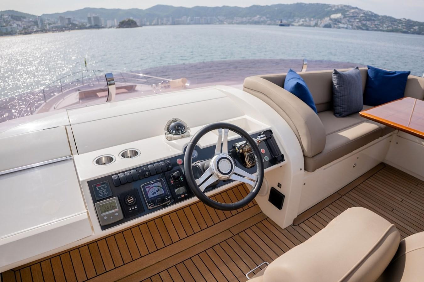a boat on the water aboard PICHOS III Yacht for Sale