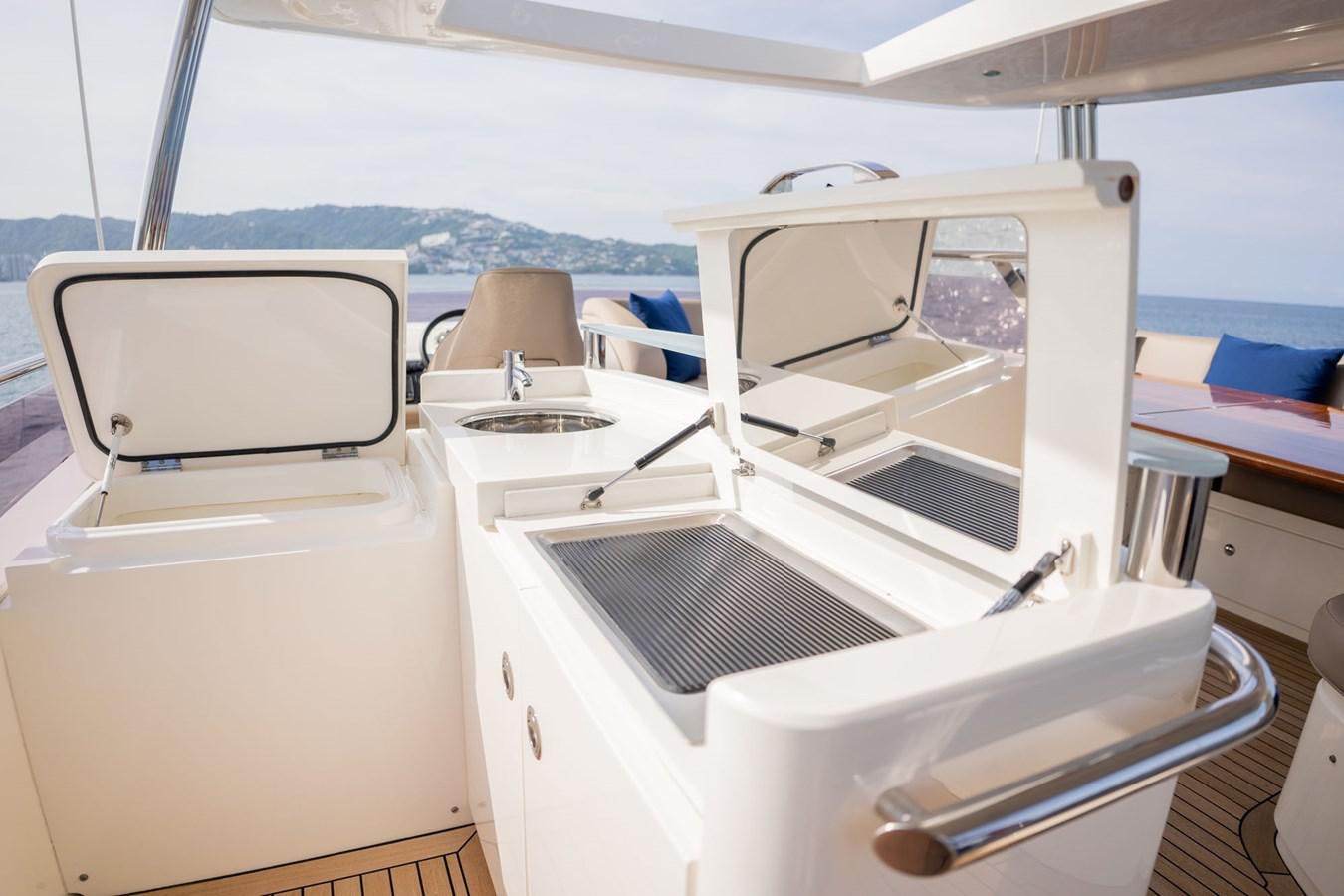 a boat with a large white boat aboard PICHOS III Yacht for Sale