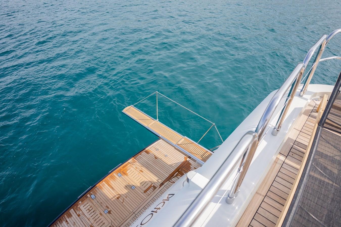 a deck of a boat aboard PICHOS III Yacht for Sale