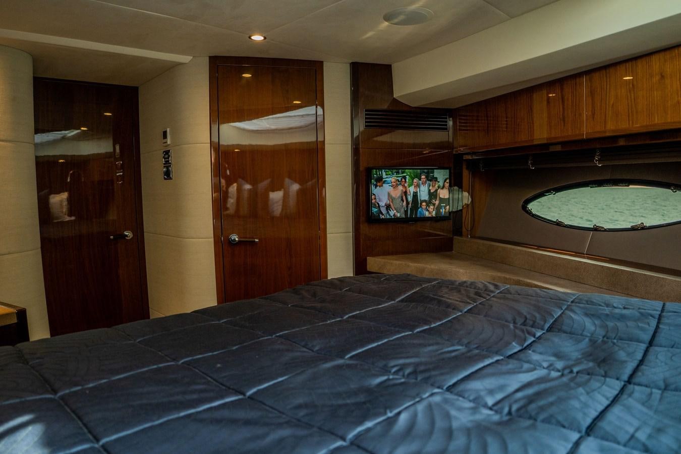 a large room with a pool table aboard PICHOS III Yacht for Sale