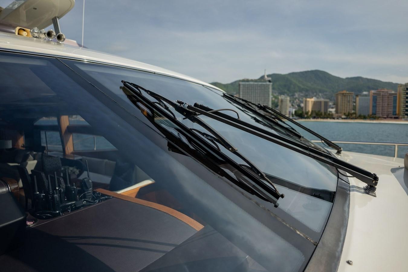 the cockpit of a plane aboard PICHOS III Yacht for Sale