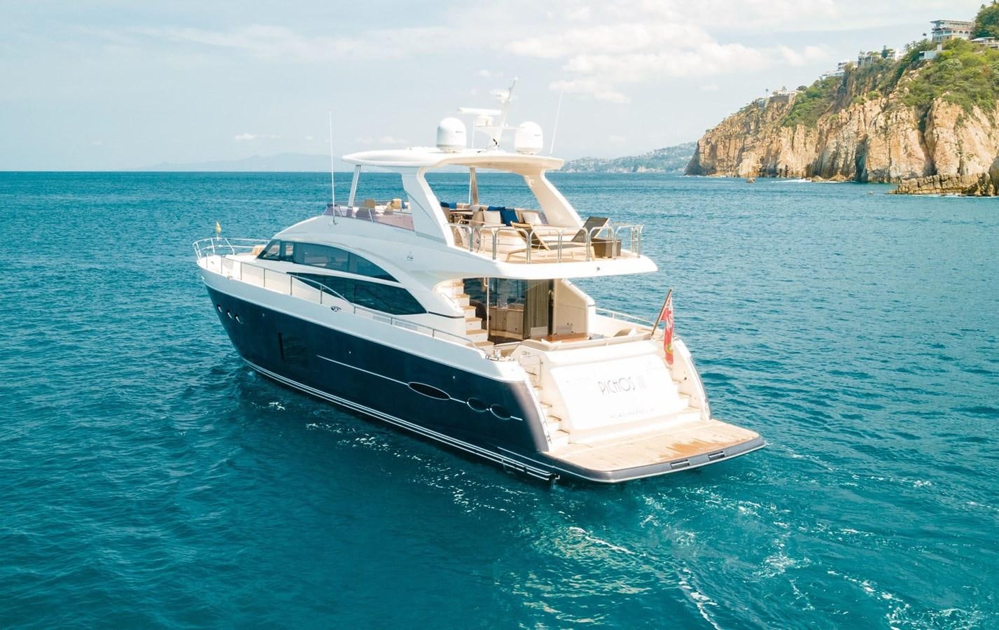 a boat on the water aboard PICHOS III Yacht for Sale