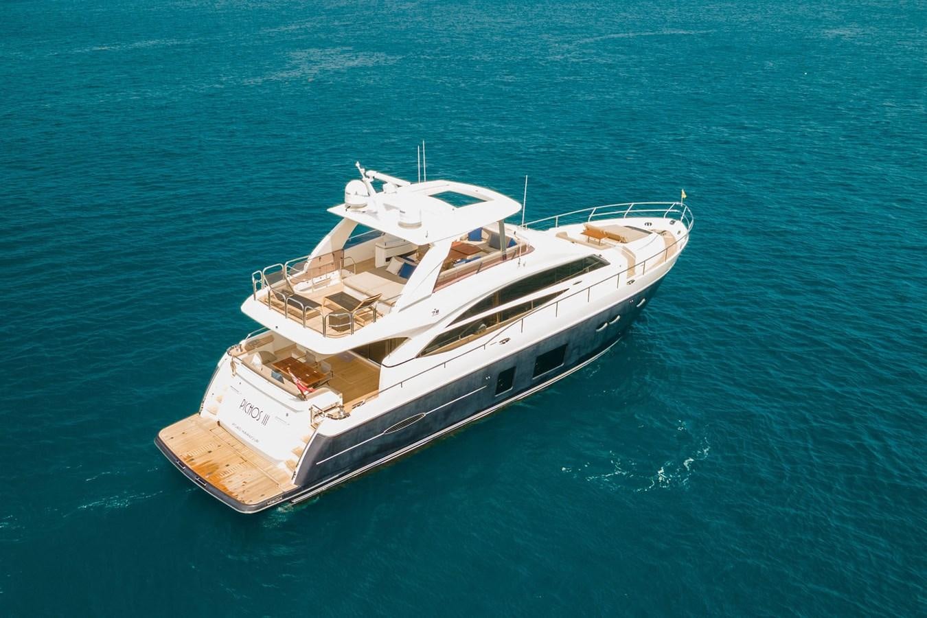 a boat in the water aboard PICHOS III Yacht for Sale