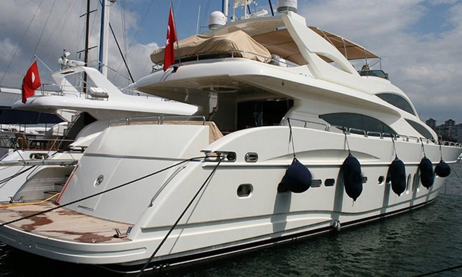 a couple of white yachts aboard CORAL Yacht for Sale