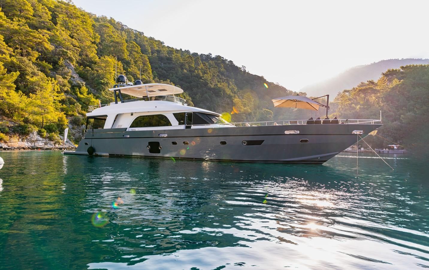 a boat on the water aboard WATER Yacht for Sale